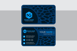 Business Card 3d Pattern Stone Dark Blue: A Modern, Luxurious Design Solution