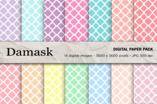 Damask Digital Papers: Elegant Design for Every Project
