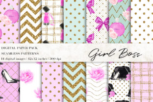 Fashion Makeup Girl Boss Digital Papers: A Creative Powerhouse for Modern Creators