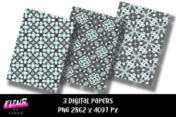 Geometric Digital Papers V.3