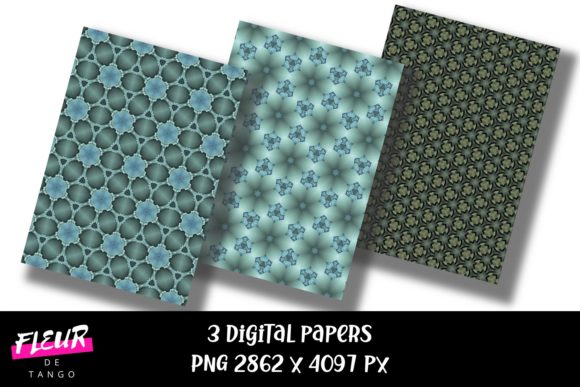 Geometric Digital Papers V.35: A Versatile Design Resource