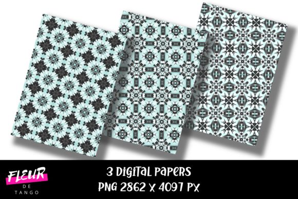 Geometric Digital Papers V.5