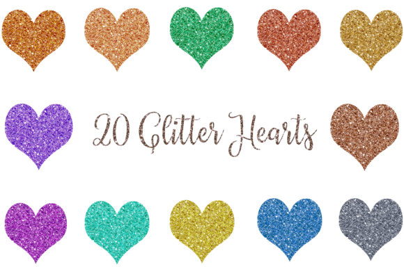 Glitter Heart Clipart Sparkles Heart: A Versatile Design Tool for Creative Projects