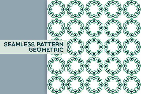 Green Ornament Mandala Seamless Pattern: A Versatile Design for Creative Projects
