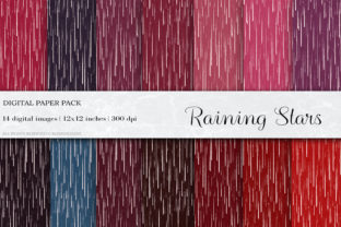 Raining Stars Digital Papers