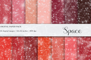 Space Digital Papers, Stardust Textures