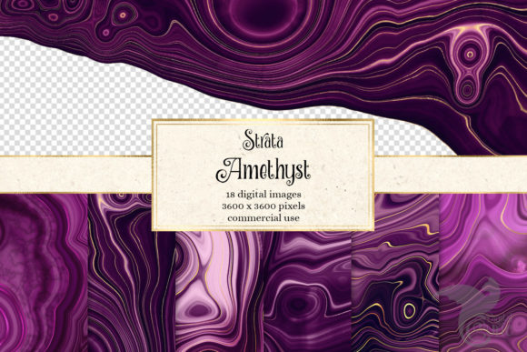 Strata Amethyst Purple Agate Textures